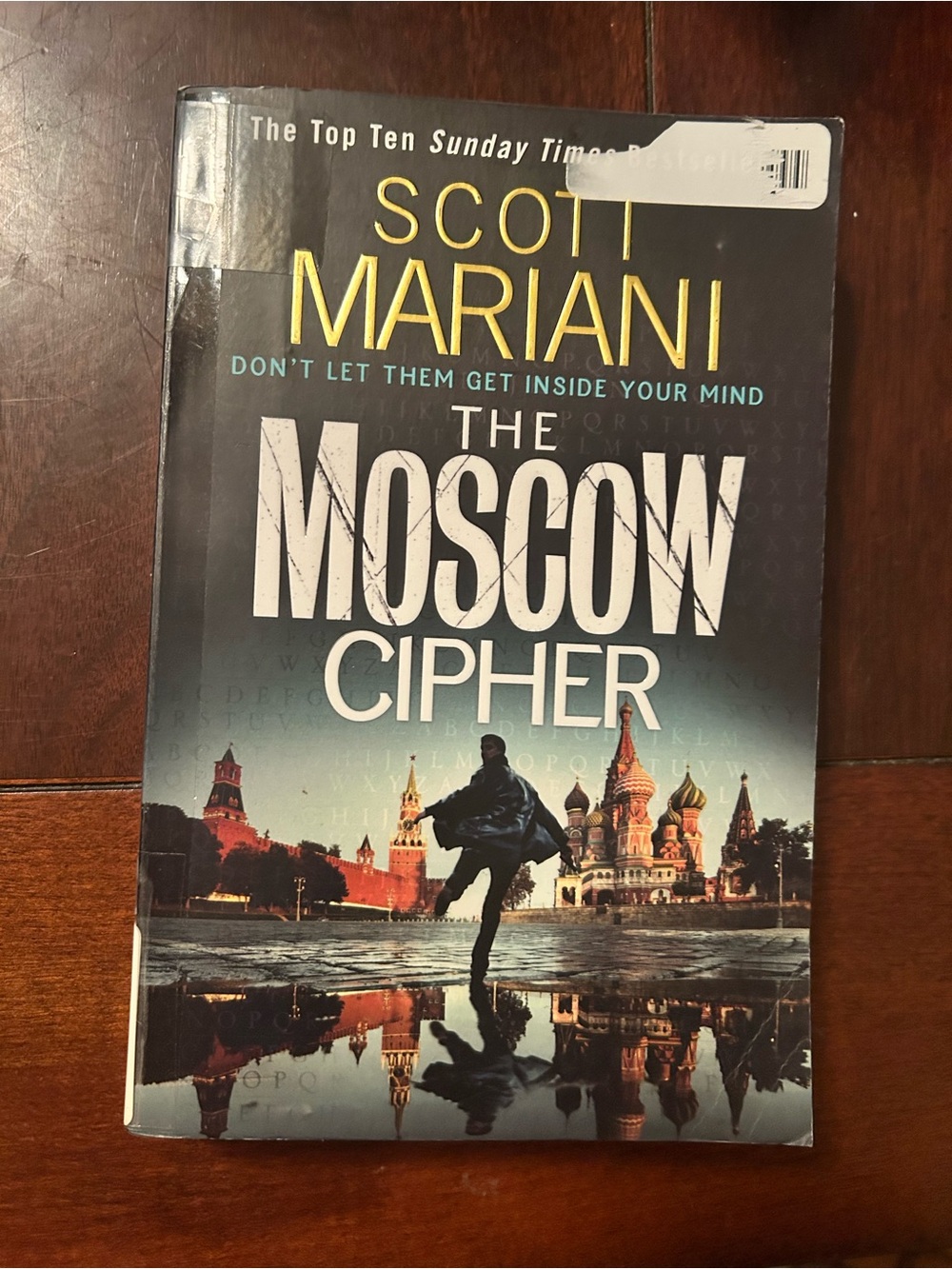Scott Mariani "The Moscow Cipher" Paperback - Black & Blue Cover